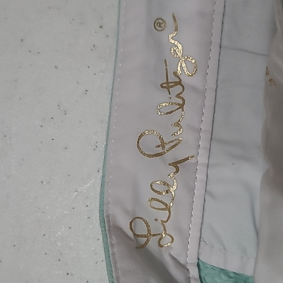 Lilly Pulitzer Mint Green Scalloped Hem The Buttercup Short size 14 - Picture 5 of 12